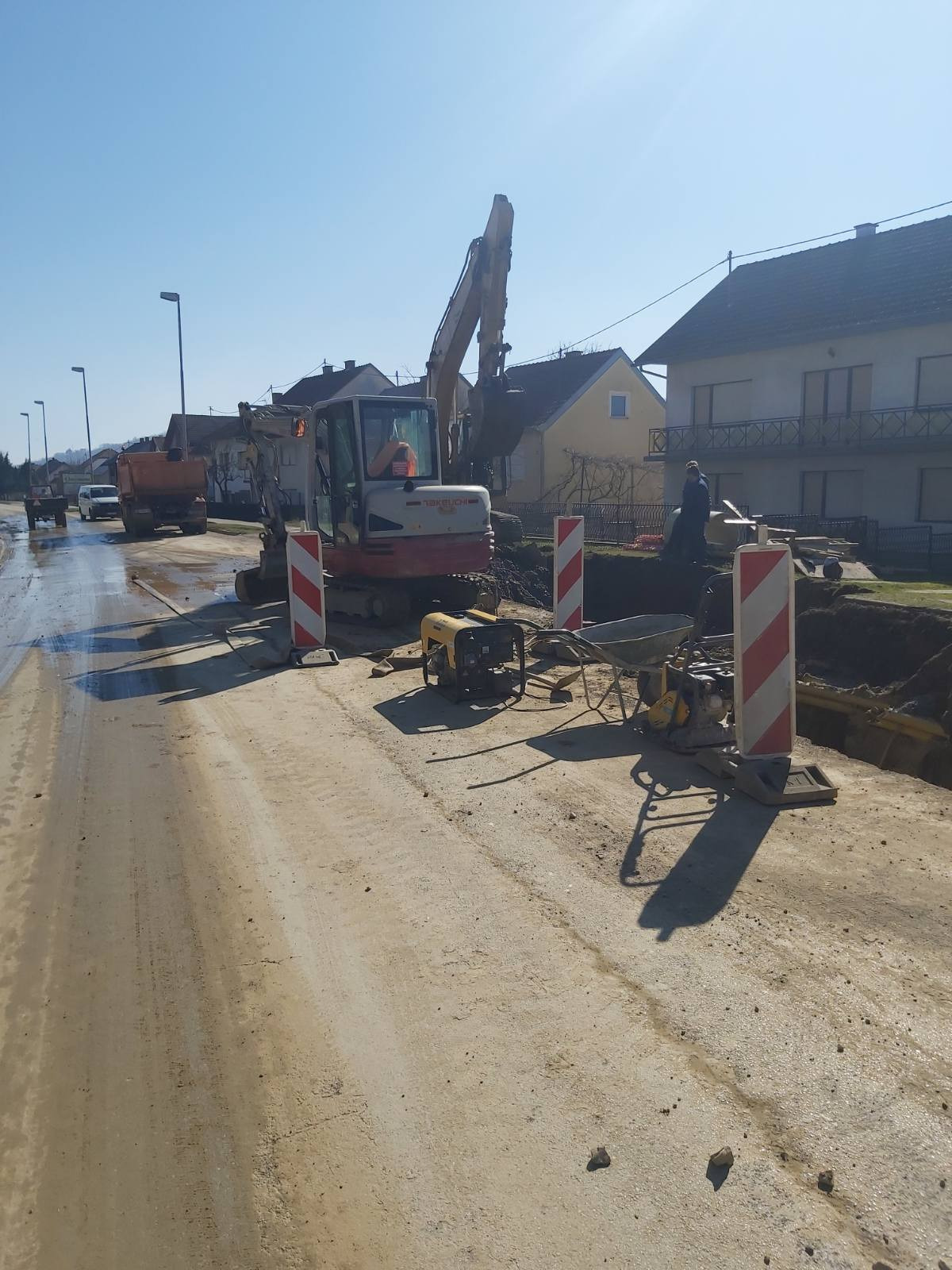 Slika 5: Radovi na kanalizacijskoj mreži u Frankopanskoj ulici – Koming d.o.o. Koprivnica Image