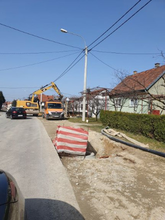 Slika 6: Radovi na kanalizacijskoj mreži u ulici E. Kvaternika, radove izvodi – Promet Građenje d.o.o. Požega Image