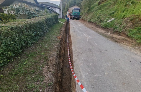 REKONSTRUKCIJA VODOVODNE MREŽE U ULICI STJEPANA FERIĆA U VIDOVCIMA