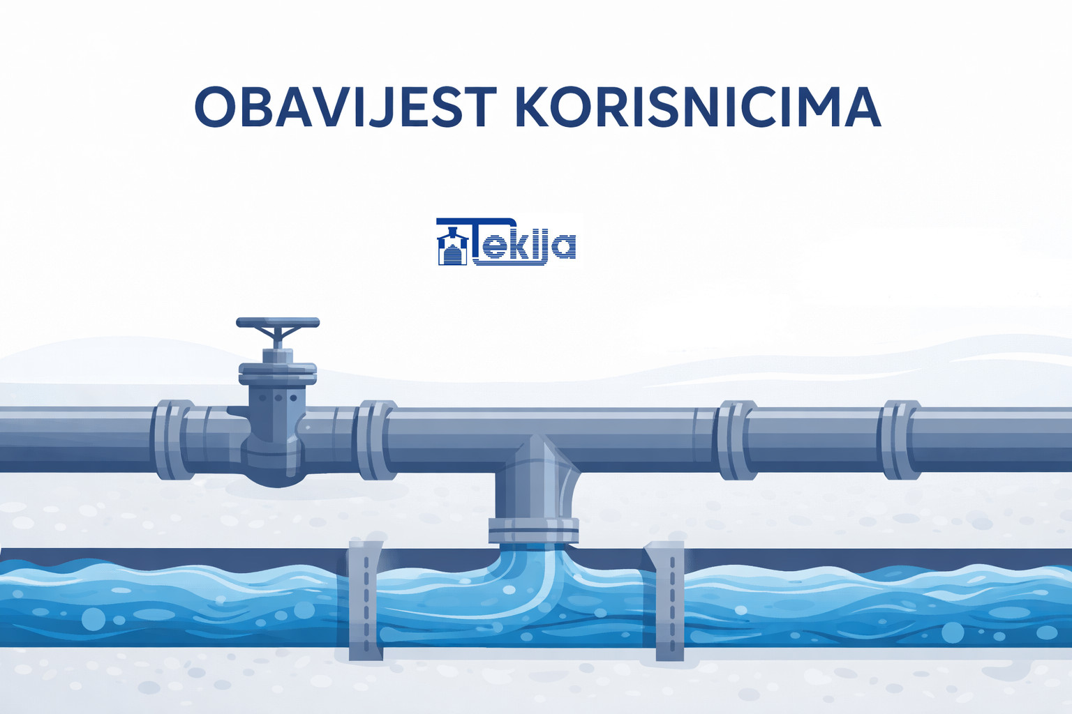 OBAVIJEST KORISNICIMA JAVNE VODOOPSKRBE