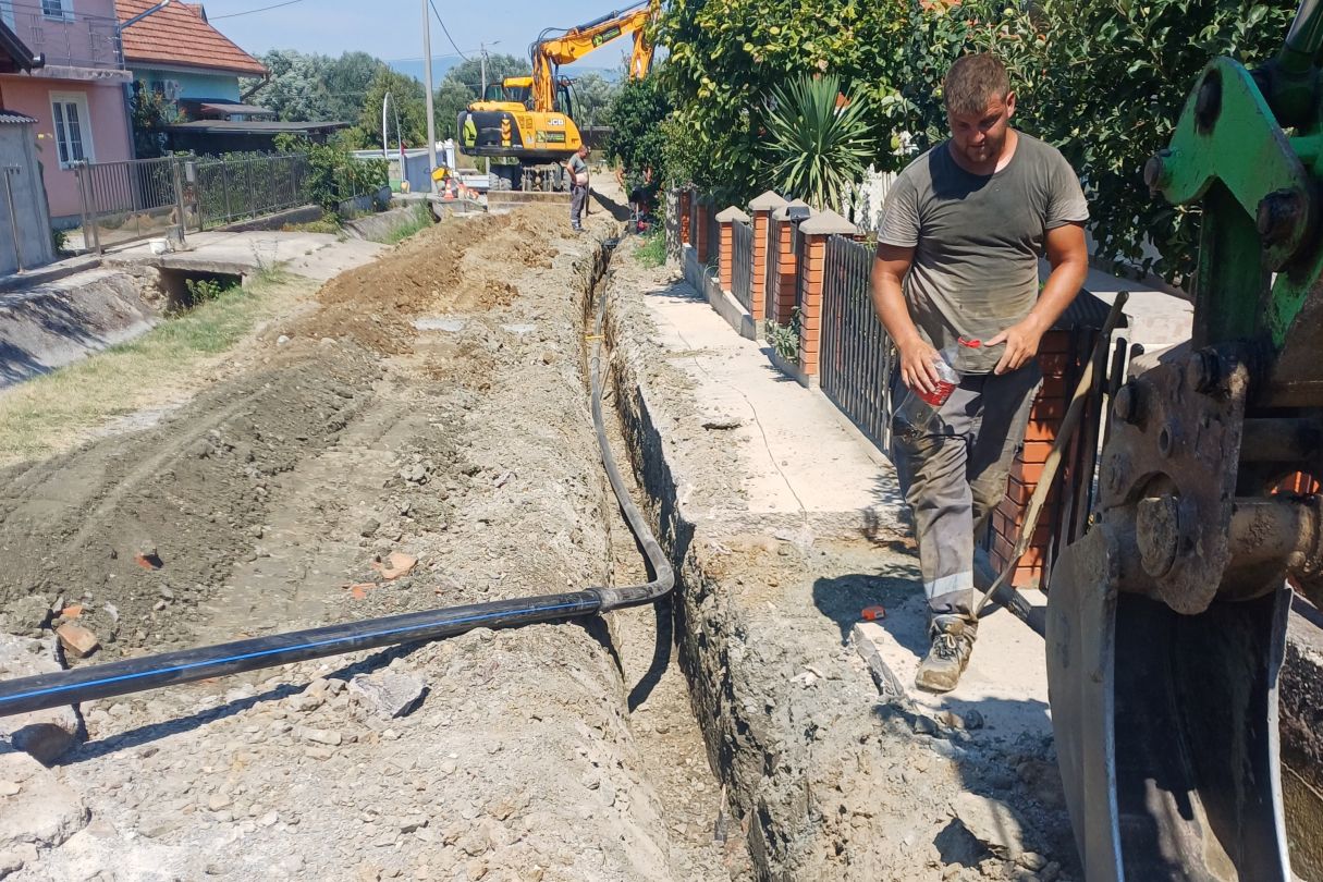 REKONSTRUKCIJA VODOVODNE MREŽE U ORLJAVSKOJ ULICI U DERVIŠAGI